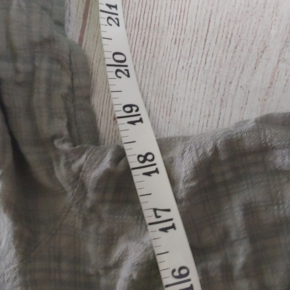 J. Jill Sage Gray Casual Button Down Shirt - Picture 8 of 9